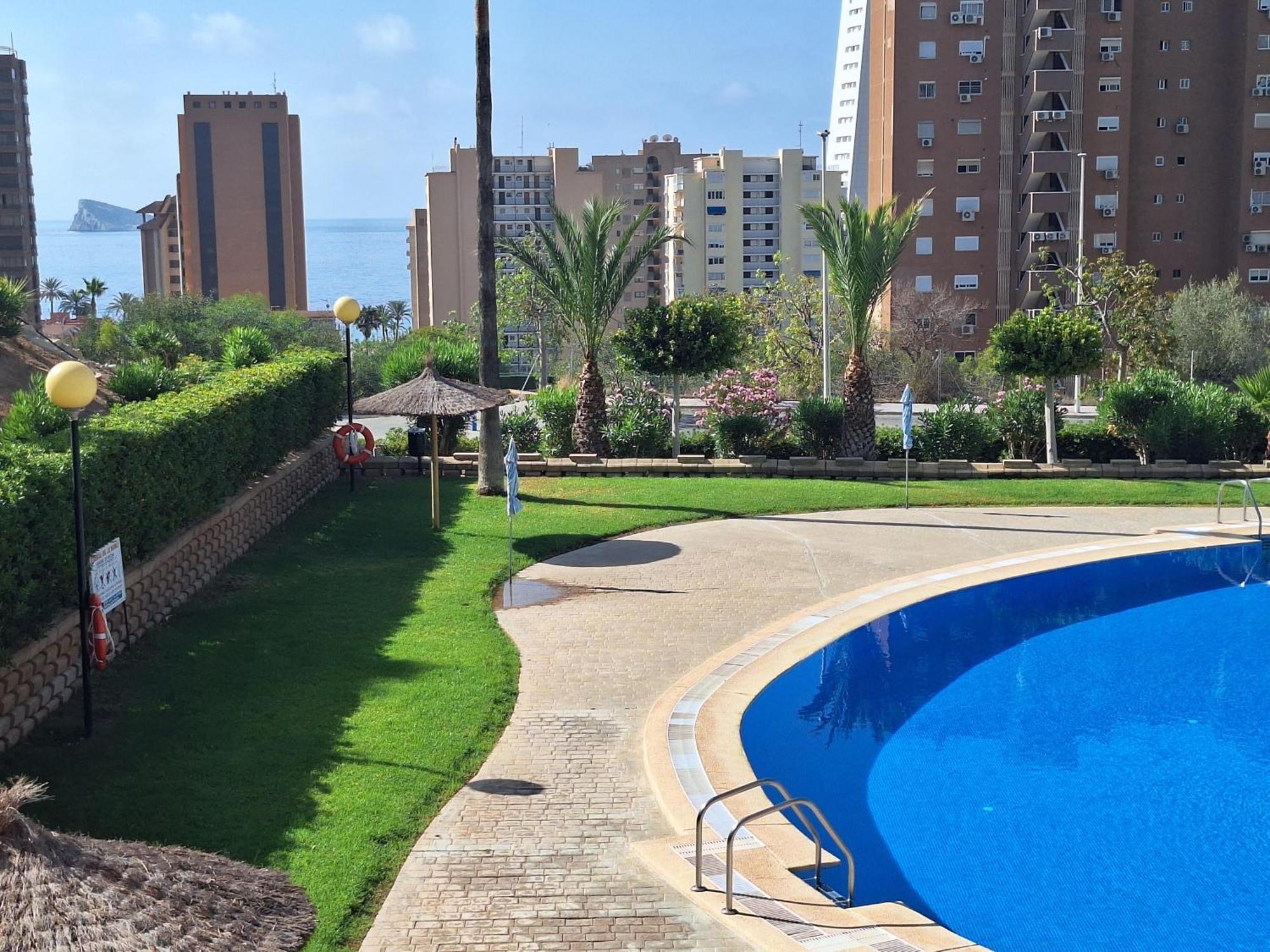 شقة Las Marinas, Apartamento Muy Amplio Cerca De La Playa بينايدورم المظهر الخارجي الصورة